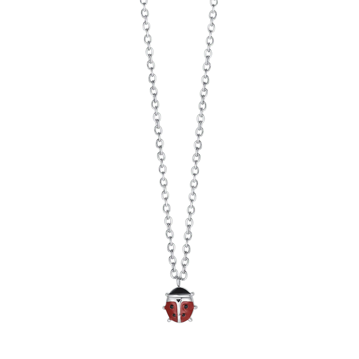 JC101 Luca Barra Kids Collana Bambina Acciaio Coccinella - Stainless  Gioiellerie