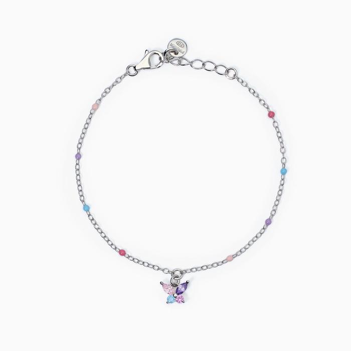 Bracciale da bambina con pendente farfalla Secret Garden