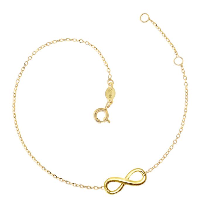 Bracciale Infinito d'Oro Vero