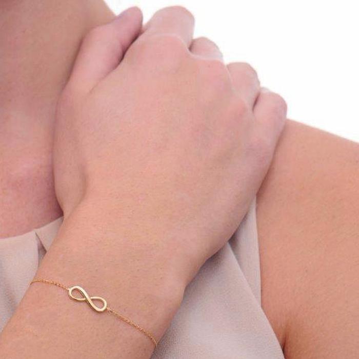 Bracciale Infinito d'Oro Vero