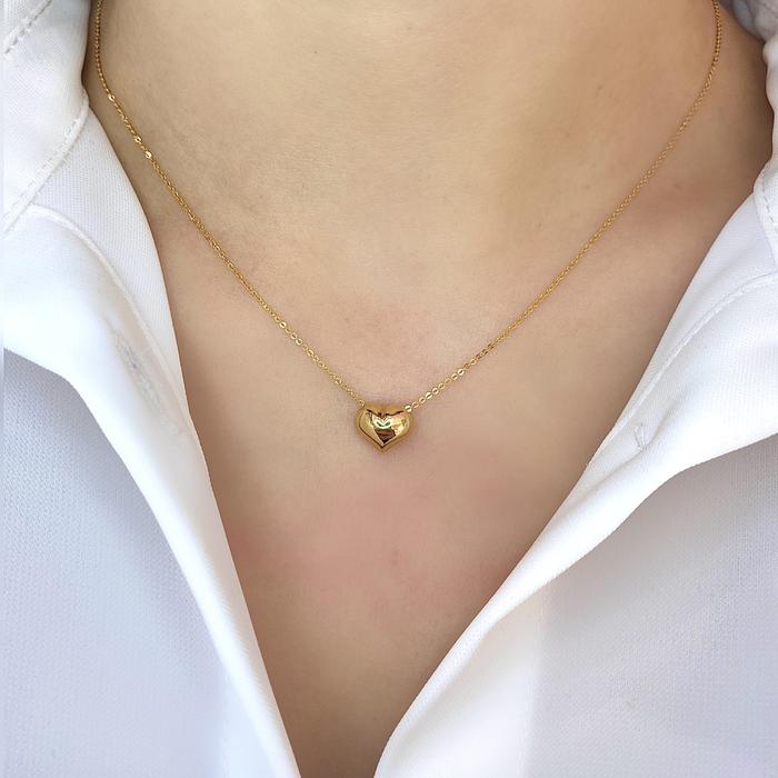 Collana Cuore d'Oro Vero