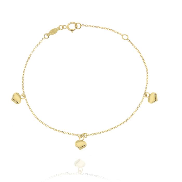 Bracciale Cuore d'Oro Vero