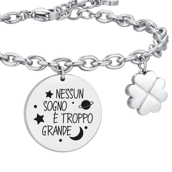 BRACCIALE DONNA IN ACCIAIO SOGNO