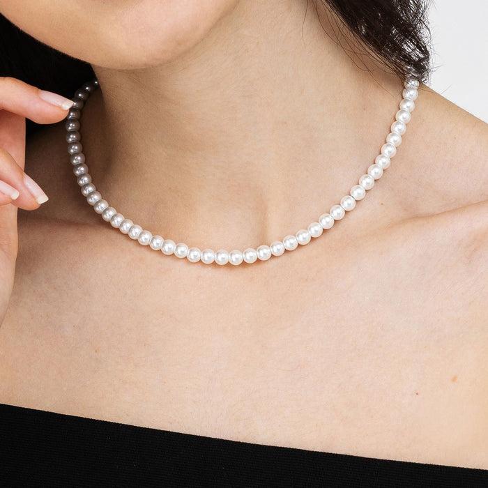 COLLANA DONNA DI PERLE BIANCHE