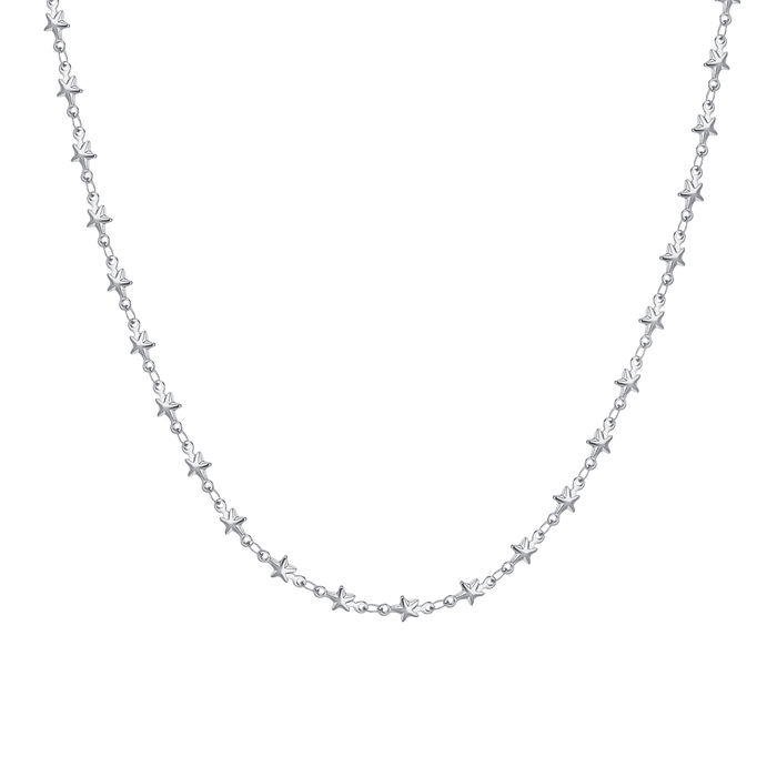 COLLANA DONNA IN ACCIAIO STELLE