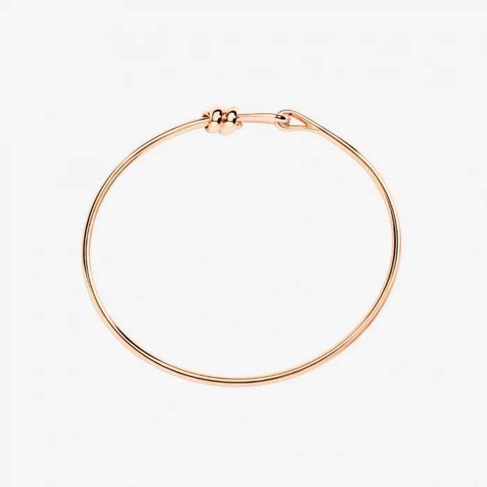 BRACCIALE BANGLE NODO ORO ROSA