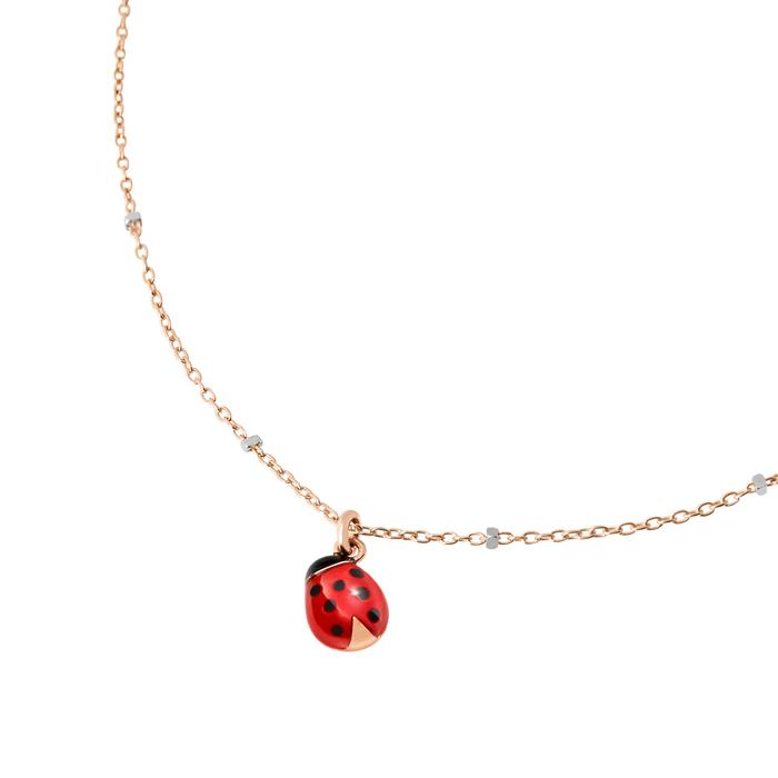 COLLANA MINI COCCINELLA