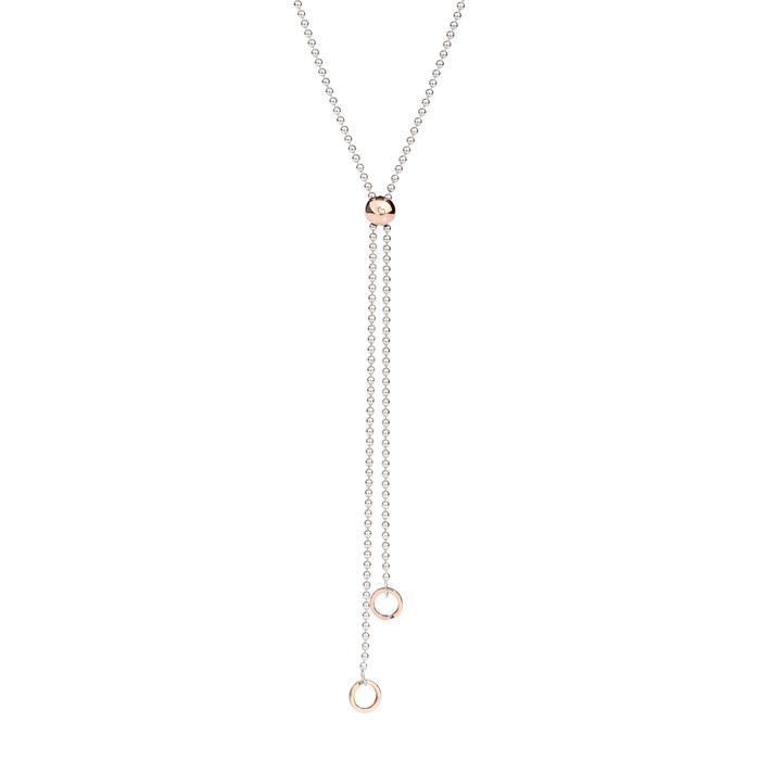 COLLANA LARIAT BOLLICINE