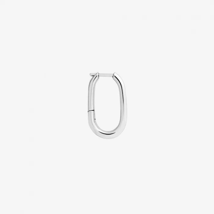 ORECCHINO HOOP ESSENTIALS ARGENTO