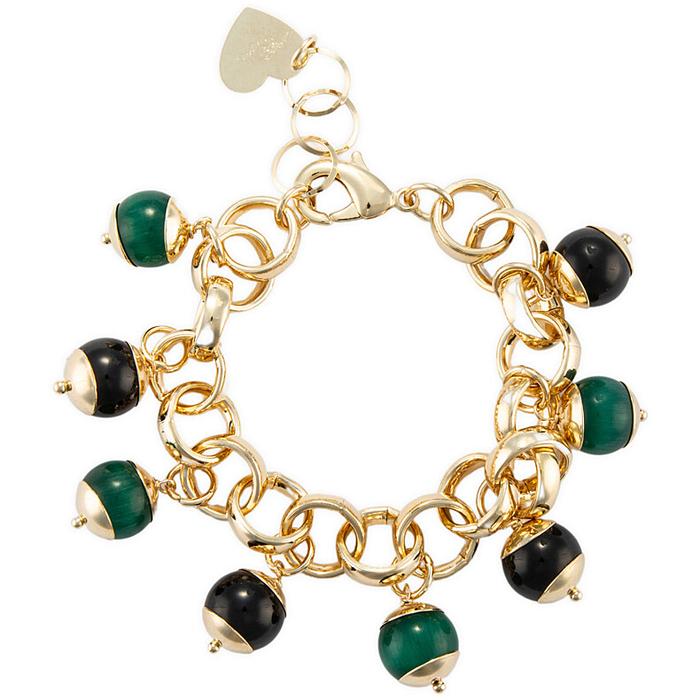 Bracciale occhio di gatto verde