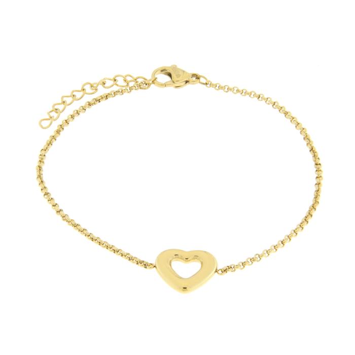 Bracciale in Acciaio con cuore