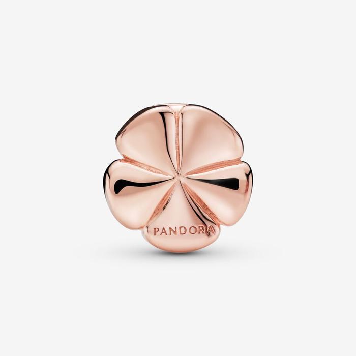 Charm Pandora Reflexions flower clip charm in PANDORA Rose